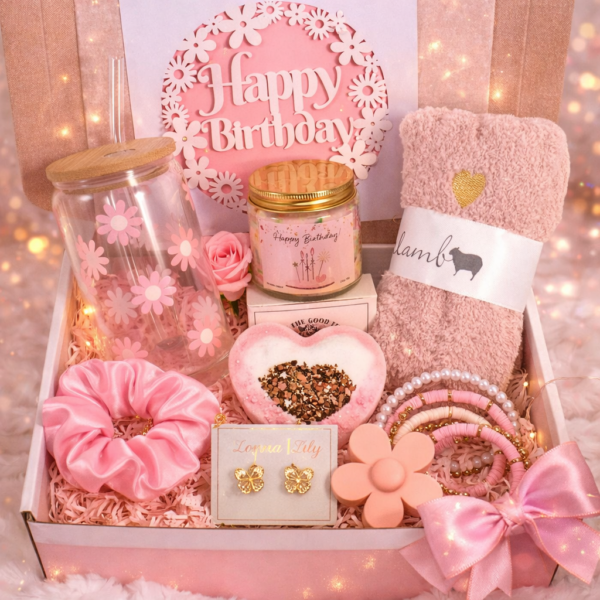 Blush Birthday Self-Care Gift Box